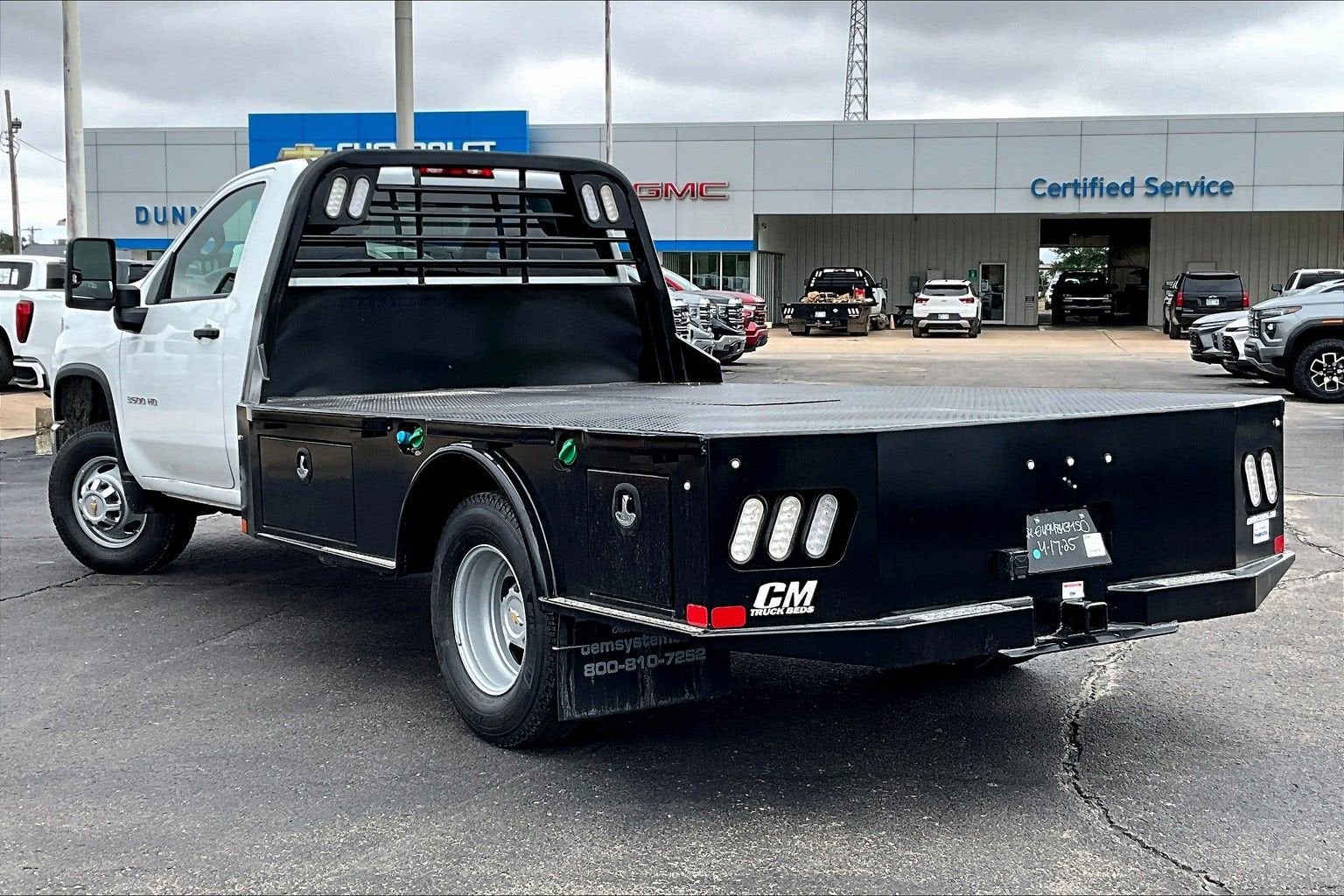 2025 Chevrolet Silverado 3500 HD Chassis Cab — rear three-quarter view