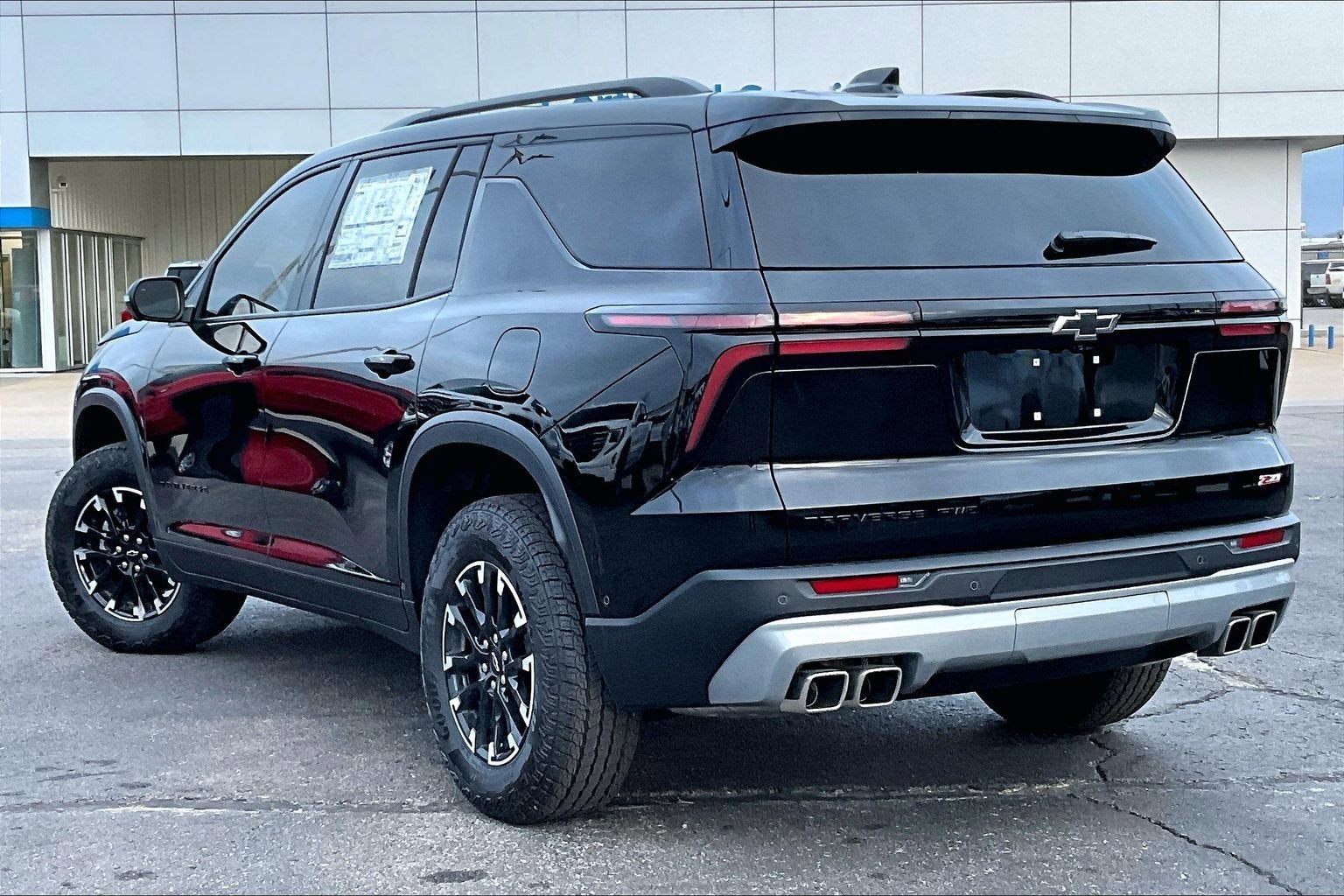 2026 Chevrolet Traverse — rear three-quarter view