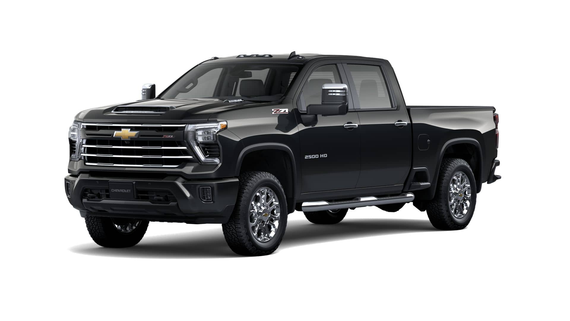 2026 Chevrolet Silverado 2500 HD LT in Black — front three-quarter view