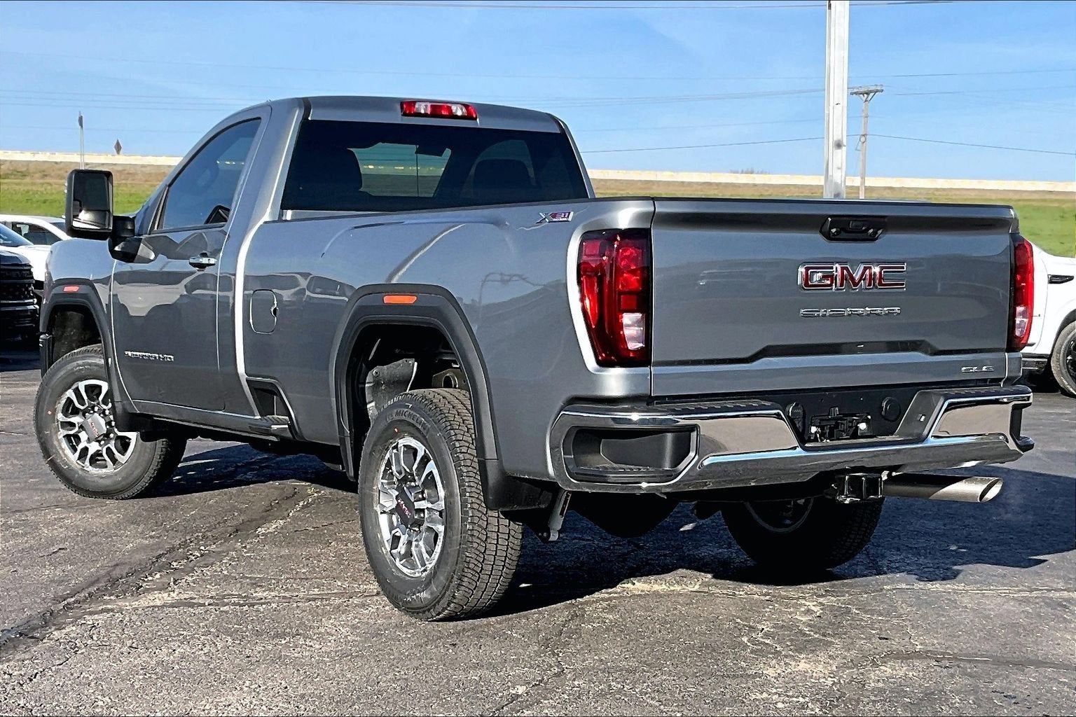 2026 GMC Sierra 2500 HD — rear three-quarter view
